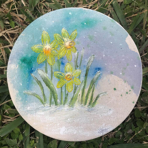 daffodil painting 