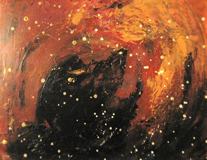 stella nebula painting
