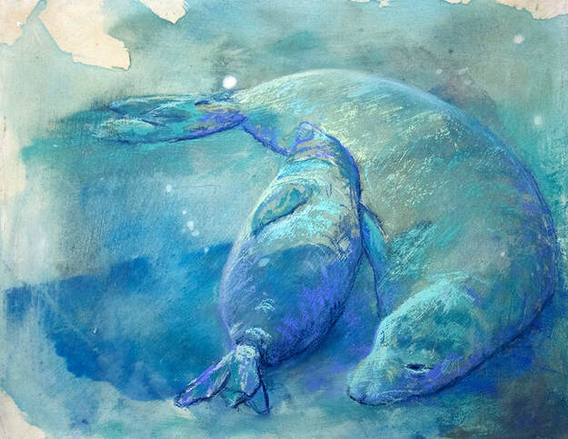 elephant seal art