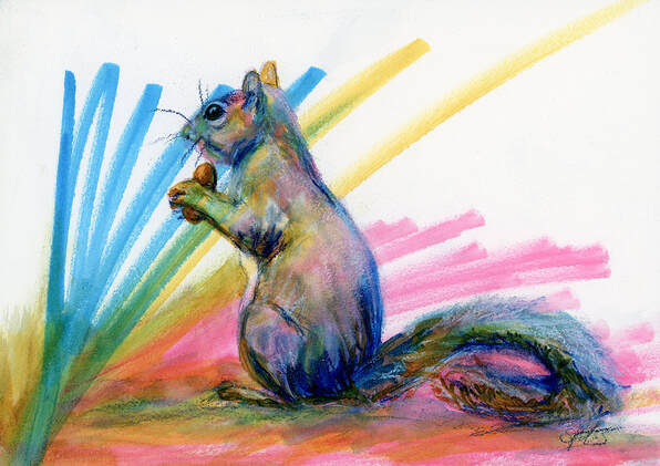 Eastern Grey Squirrel Painting