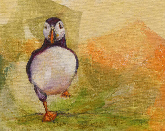 Puffin Painting