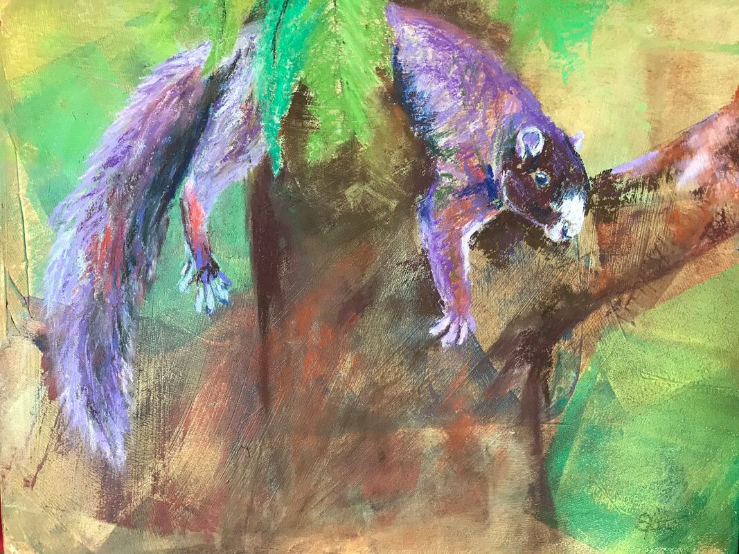 squirrel painting